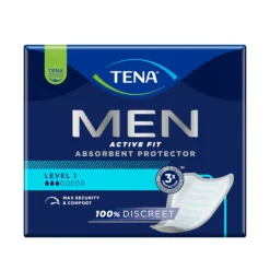 TENA Men Active Fit Nível 1 Penso Homem Ultra Fino Perdas Ligeiras 24 Uni.