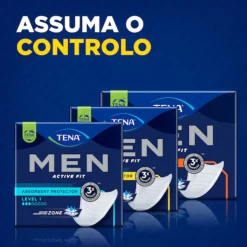 TENA Men Nível 3 Penso Masculino Alta Absorção 16 Unidades