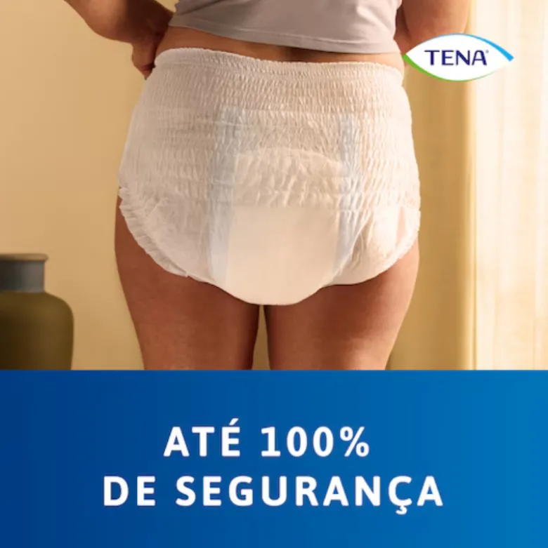 TENA Pants Plus XL Cueca Mulher Descartável Incontinência 12 Unidades