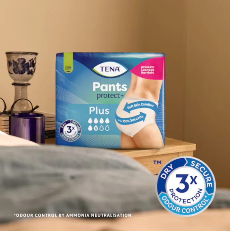 TENA Pants Plus XL Cueca Mulher Descartável Incontinência 12 Unidades