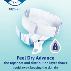 TENA ProSkin Flex Plus M Fralda Cinto Incontinência Grave 30 Unid.