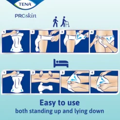 TENA ProSkin Flex Plus M Fralda Cinto Incontinência Grave 30 Unid.