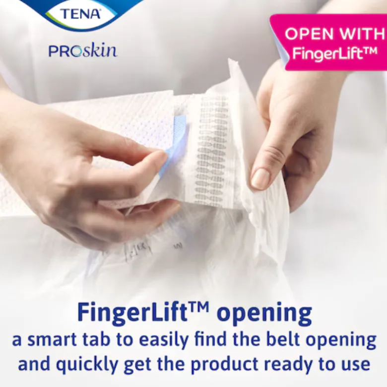 TENA ProSkin Flex Plus S Fraldas com Cinto 30 Unidades | Incontinência Grave