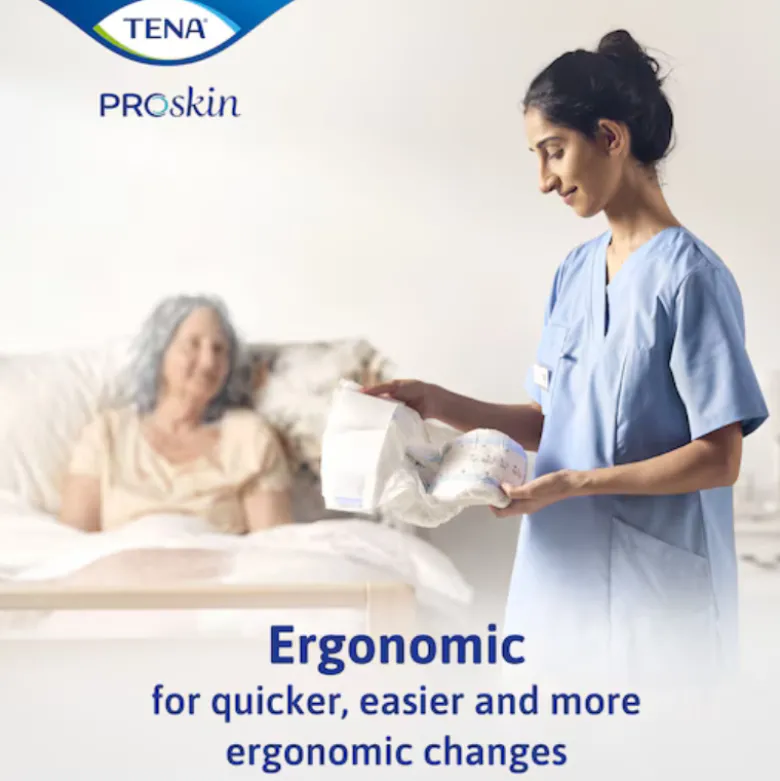TENA ProSkin Flex Plus S Fraldas com Cinto 30 Unidades | Incontinência Grave