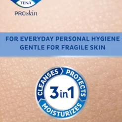 TENA Pro-Skin Toalhetes Sem Plástico Cuidado Higiene Suave 48 Unidades