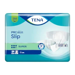 TENA Slip Fralda Super L Proteção Ajustável Incontinência 28 Unidades