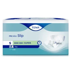 TENA Slip Fralda Super S 30 Uni. | Incontinência - Conforto e Proteção Contra Perdas Fortes