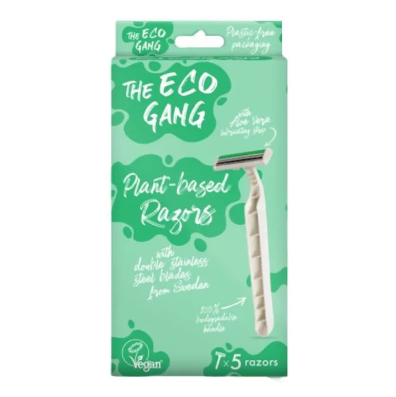 The Eco Gang Lâminas Barbear Descartáveis 5 Unidades
