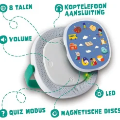 TIMIO Starter Pack Leitor + 5 Discos | Brinquedo Educativo Interativo 2-6 Anos Sem Ecrã | Aprendizagem Multilíngue