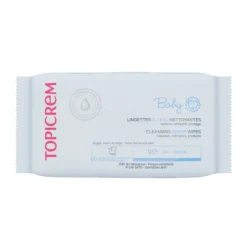 Topicrem Baby Toalhitas Água 3+1 x60 | 240 Toalhitas Bebé 99% Água