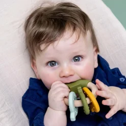 Trixie Anel de Atividades Mordedor Mr. Dino +0 Meses | Madeira e Silicone