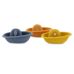 Trixie Barcos Empilháveis Silicone 3 Peças 6m+ | Brinquedo de Banho Educativo