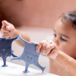 Trixie Brinquedo de Banho Mrs. Elephant +12 Meses | 3 Animais com Ventosas