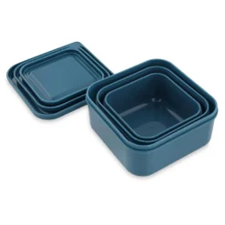 TRIXIE 3 Caixas de Lanche Infantis com Clip Mr. Triceratops Coloridas e Seguras