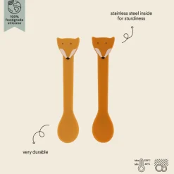 TRIXIE 2 Colheres Silicone Mr. Fox