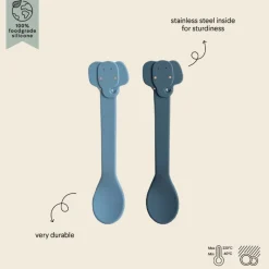 TRIXIE 2 Colheres Silicone Mrs. Elephant