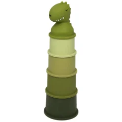 Trixie Copos Empilhar Silicone 5pcs Mr. Dino | Brinquedo Banho +10M