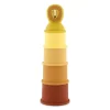 Trixie Copos Empilháveis Silicone Mr. Lion +10Meses | 5 Peças | Brinquedo de Banho Educativo