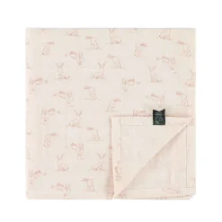 TRIXIE Fralda Musselina 110x110cm Rosy Rabbit
