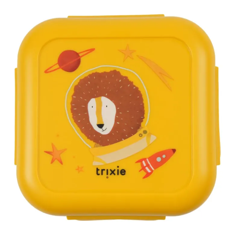 Trixie Lancheira Pequena Spaceman Mr. Lion | Clips + Divisória | +3A