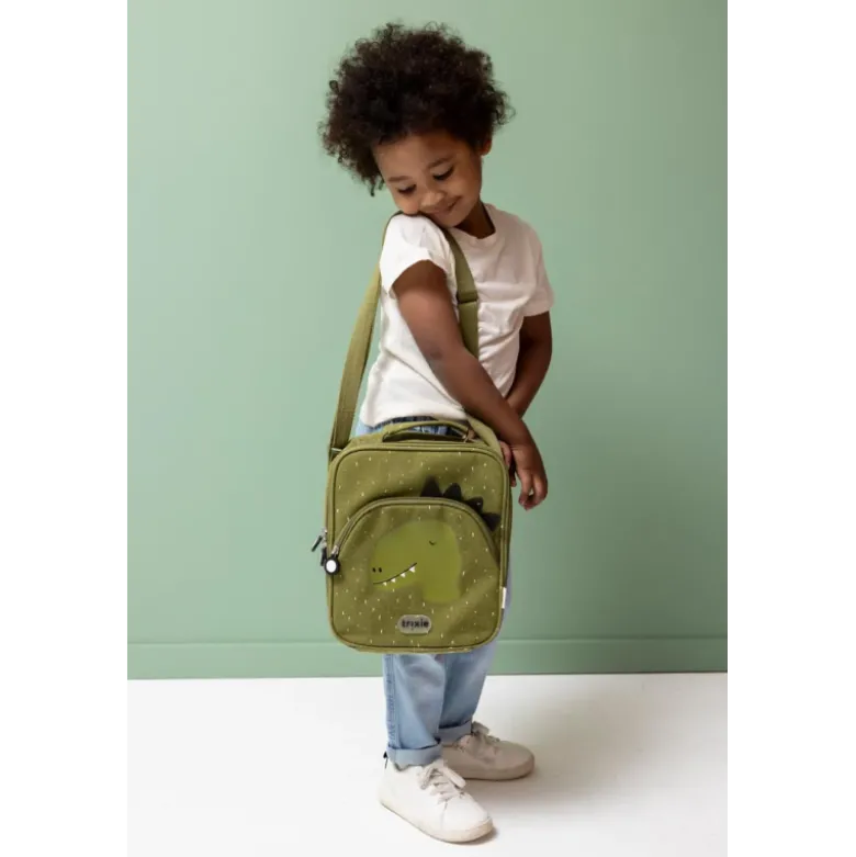 Trixie Lancheira Térmica c/ Alça Mr. Dino | Bolso + Etiqueta Nome | +3A
