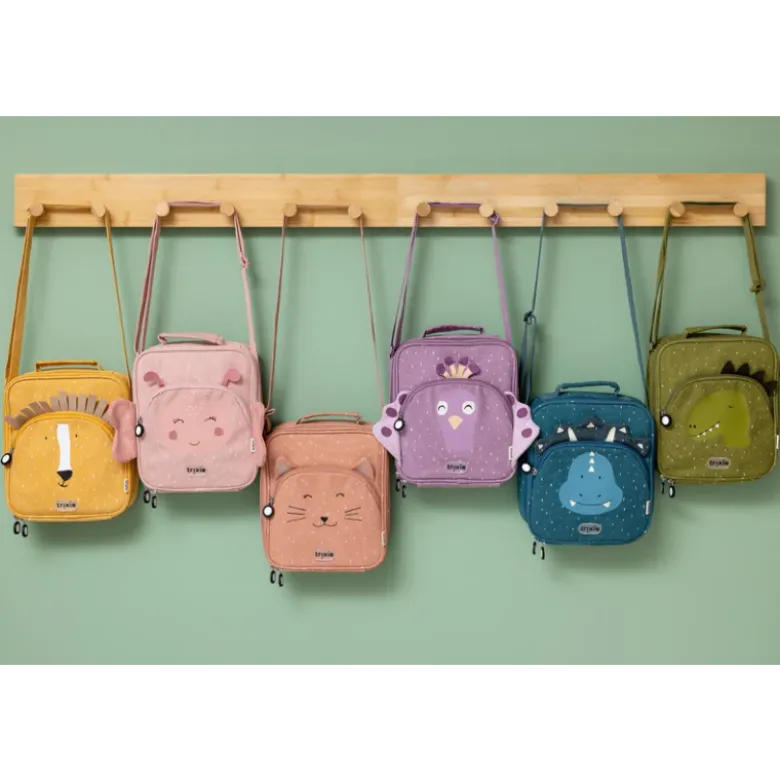 Trixie Lancheira Térmica c/ Alça Mr. Dino | Bolso + Etiqueta Nome | +3A