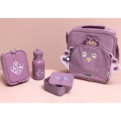 Trixie Lancheira Térmica c/ Alça Mrs. Peacock | Bolso + Etiqueta Nome | +3A