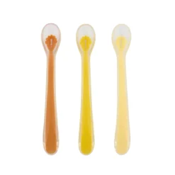 Trixie Pack 3 Colheres Alimentação Bebé Mr. Lion 4m+ | Silicone Alimentar Lavável