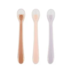 Trixie Pack 3 Colheres Alimentação Bebé Mrs. Cat 4m+ | Silicone Alimentar Lavável