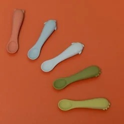 Trixie Primeiras Colheres Bebé Mr. Shark Pack 2 4m+ | Silicone Alimentar