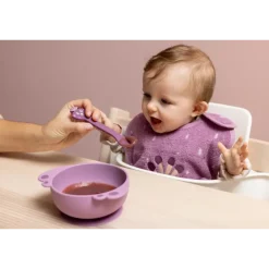 Trixie Taça Silicone Bebé c/ Ventosa Mrs. Peacock | +4 Meses