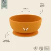 Trixie Tigela de Silicone com Ventosa Mr. Fox | Para Bebés 4m+