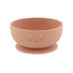 Trixie Tigela de Silicone com Ventosa Mrs. Cat | Para Bebés 4m+