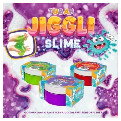 TUBAN Jiggly Slime Lilás Pérola 100g | Slime Elástico Sensorial Crianças