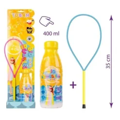 TUBAN Kit Bolas de Sabão Gigantes 400ml com Aro 35cm | Brinquedo Exterior Crianças 3+