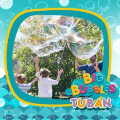 TUBAN Kit Bolas de Sabão Gigantes 400ml com Aro 35cm | Brinquedo Exterior Crianças 3+