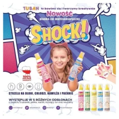TUBAN Shock! Espuma Sensorial Ice Gelo 200ml | Gel Multissensorial Educativo Crianças
