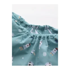 Tutete Bata Escolar com Bolso Pandas In Space T2