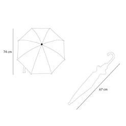 Tutete Guarda-Chuva Transparente The Wooden Boy 67cm