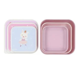 Tutete Lancheiras Ballet 3 Unidades | Caixas Snacks Infantil BPA Free