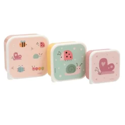 Tutete Lancheiras Bugs Conjunto 3 Caixas | Sem BPA