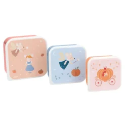 Tutete 3 Lancheiras Mouse Fairies | Caixas Snacks Infantil BPA Free