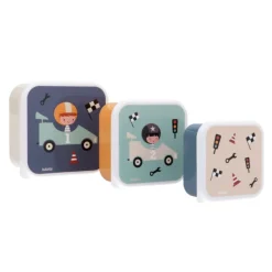 Tutete Lancheiras Speed Racers Conjunto 3 Caixas | Sem BPA