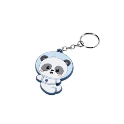 Tutete Mochila Escolar Média c/ Porta Chaves Pandas in Space 39cm