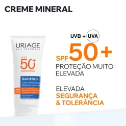 Uriage Bariésun Creme Mineral FPS50+ 100ml |Para peles sensíveis e intolerantes