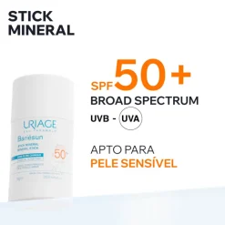 Uriage Bariésun Stick MineralFPS50+ 18g | Para toda a família +3 anos