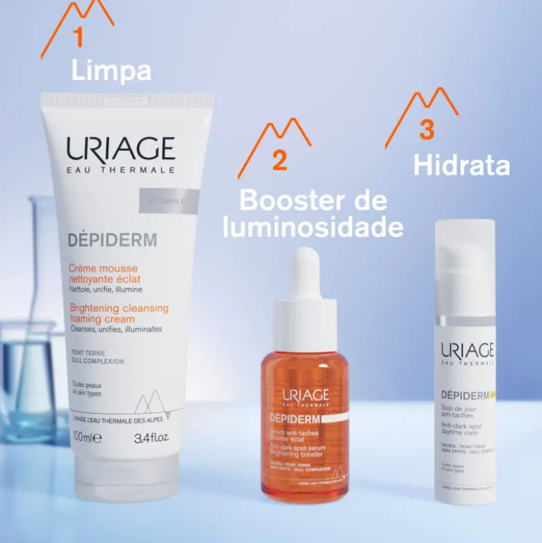 Uriage Dépiderm Creme Espuma Limpeza Iluminadora 100ml