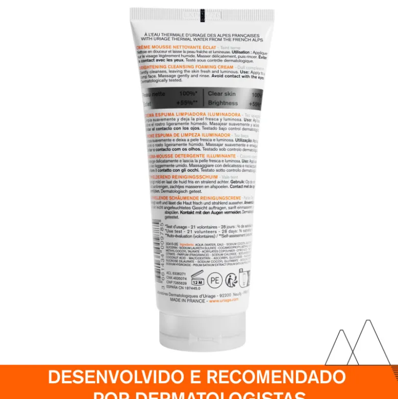 Uriage Dépiderm Creme Espuma Limpeza Iluminadora 100ml