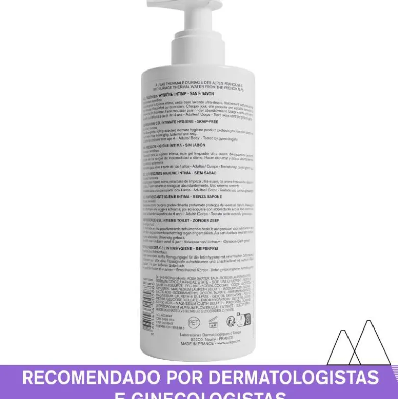 Uriage Gyn-Phy Gel Refrescante Higiene Íntima 500ml