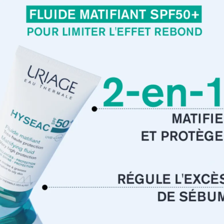 Uriage Hyséac Fluído Matificante FPS50+ 50ml